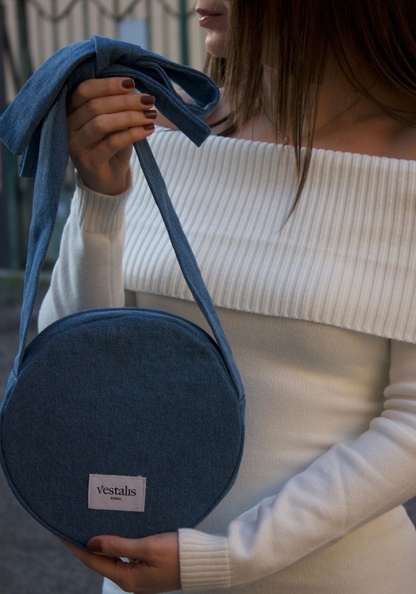 BORSA DENIM MINI PUELLA - Vestalis Roma